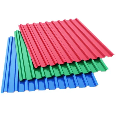 China Manufacturer Gl/Gi/PPGI PPGL Color Coated Galvanized Corrugated Sheet Metal Roofing Plate