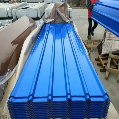Thick Coating Functional High Strength Rich Color Cold Rolled Low Wave Zinc Painting PPGI Corrugated Steel Roofing Sheet for