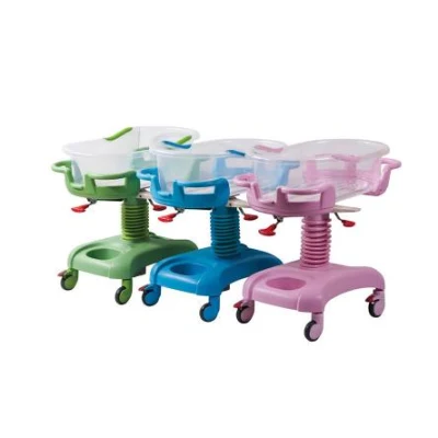 Beds with Wheels Hospital ABS Flexible Adjustable Baby Children Crib