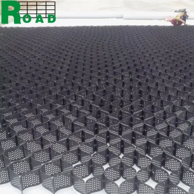 Customized Black Green HDPE Geocell Gravel Grid Stabilizer for Honeycomb Slope Protection and Engineering Construction