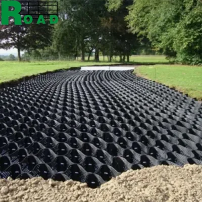Customized Black Green HDPE Geocell Gravel Grid Stabilizer for Honeycomb Slope Protection and Engineering Construction