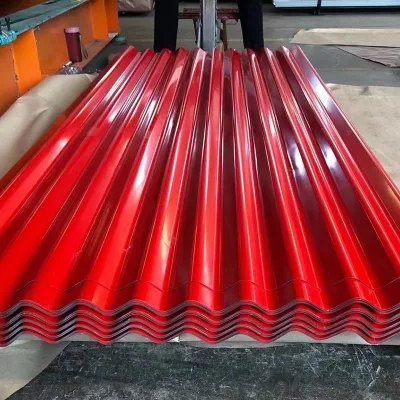China Manufacturer Gl/Gi/PPGI PPGL Color Coated Galvanized Corrugated Sheet Metal Roofing Plate
