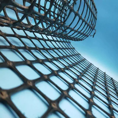 Retaining Walls / Slop Protect Steel Plastic Geogrid Triaxial/ Biaxial Composite Geogrids Price