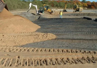 Superior Quality Biaxial Steel Plastic Geogrid Driveway
