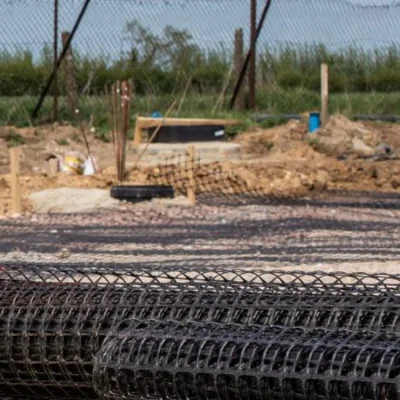Landslide Geogrid Polyester Mining Mesh Geo Grid for Consolidation