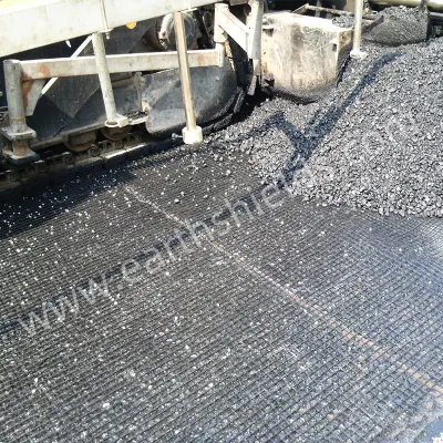 Composite 30kn Fiberglass High Strength Tensile Uniaxial Biaxial Geogrid
