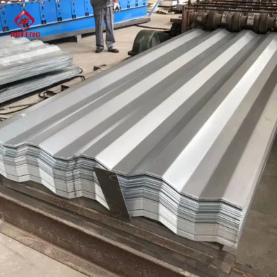 Factory 0.14mm 0.15mm 0.16mm 0.17mm 0.18mm 0.19mm 0.20mm 0.21mm 0.24mm Dx51d Dx52D SGCC Z150 Color Zinc Aluminum Gi Galvanized Corrugated Roofing Steel Sheet