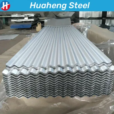 Wholesale Aluminium Galvanized Aluzinc 22 Gauge Zinc Metal Corrugated Wave Steel Roofing Sheet