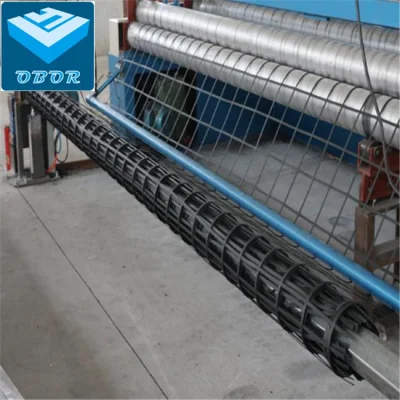 Steel &amp; Plastic Composite Biaxial Geogrid 100kn for Slope Protection