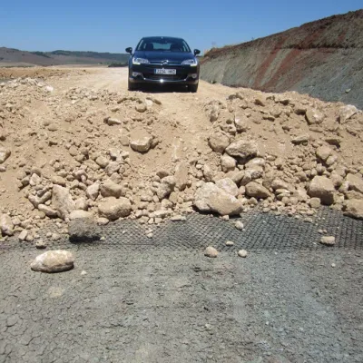 Geogrid Fabric for Slope and Road Base Support