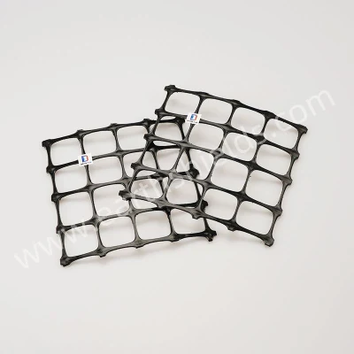 Composite 30kn Fiberglass High Strength Tensile Uniaxial Biaxial Geogrid