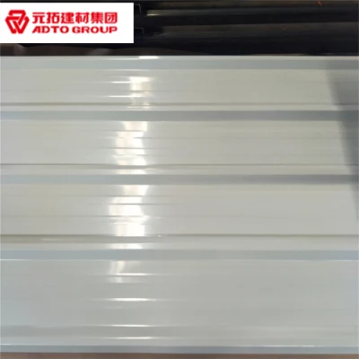 Adto Wholesale Pre-Paint Galvanized 20 Gauge Corrugated Metal 0.45 mm Thick Aluminum Zinc Roofing Sheet