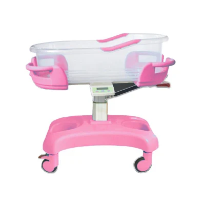 Beds with Wheels Hospital ABS Flexible Adjustable Baby Children Crib