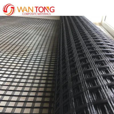 100kn/M Driveway Construction Material Polyester Geogrid Fabric for Retaining Walls