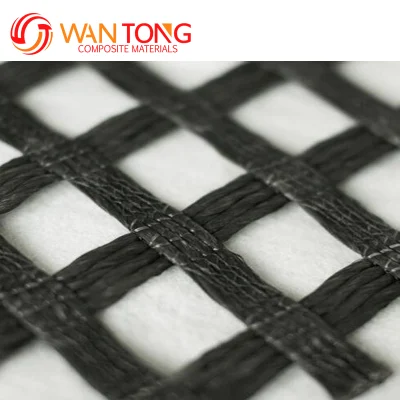 100kn/M Driveway Construction Material Polyester Geogrid Fabric for Retaining Walls