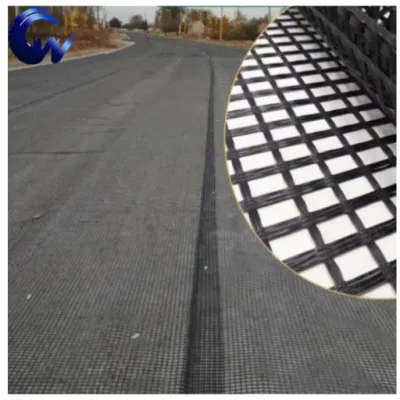 Polyester Geogrid 200/200kn/M for Road, Airport, Railway, Slope ISO Certified
