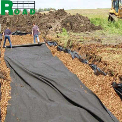 Factory Manufacturer PP Long Fiber or Short Fiber Non-Woven Fabric Needle Punching Machine Polyester Pavement Covering Geotextile Non-Woven Fabric