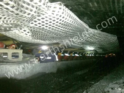 100~1200kn Mining Geogrid Used Underground in The Coal Mine