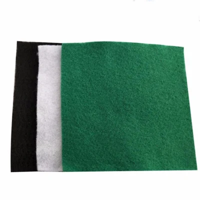 Customized 100g/Sqm - 800g/Sqm Geotextile for Environment Project, White/Green/Black Geotextile