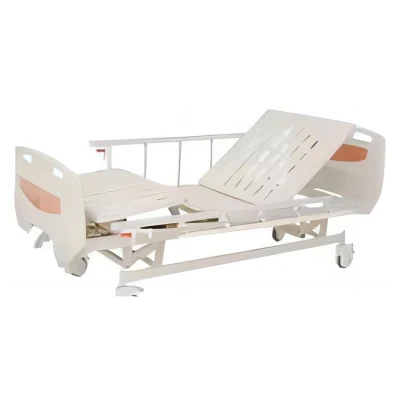 Btn0422 China Medical Furniture Manufacturer Cheap Price Clinic Patient Three-Function 3 Crank Manual Hospital Bed for Sale
