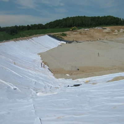 Filtration and Drainage Applications Pet Filament Nonwoven Geotextile Railroad Ballast Separation