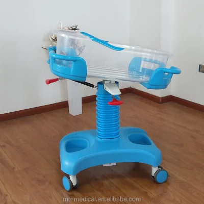 Beds with Wheels Hospital ABS Flexible Adjustable Baby Children Crib