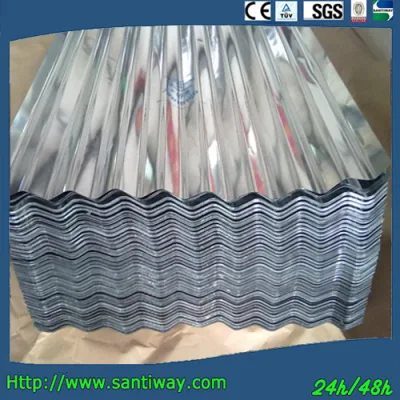 China Factory Galvanized Steel Roofing Sinusoidal Profile Sheet Used for Building Material