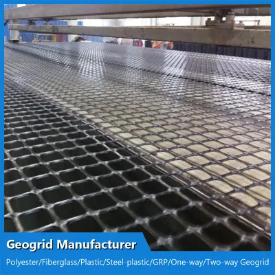 High Tensile Basalt Fiber Mesh Geo Grid PP Plastic Biaxial Geogrid Coated Bitumen 100-100kn/M for Sale