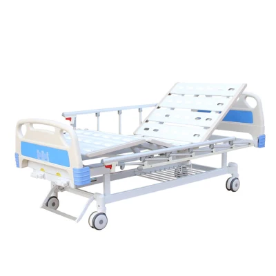 New Style Manual Hospital Bed 2 Crank Medical Bed Big Stock