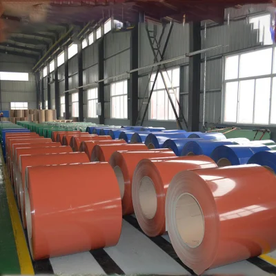 Manufacturer PPGI Cold Steel Coil Price 0.22mm 0.37mm 1250mm Prepainted Color Steel Coils PPGI Coil