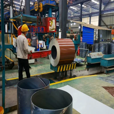 Manufacturer 0.12-4.0mm Color Coated Sheet Plate Prepainted Galvanized Steel Coil PPGI for Roofing Building