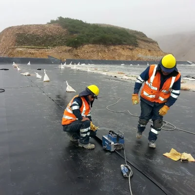 Harga Geomembrane HDPE Liner Sheet for Waterproofing Lining of Dam