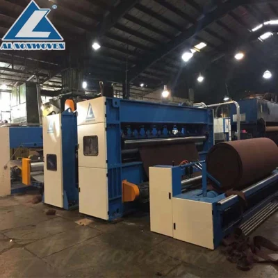 High Speed Non Woven Needle Punching Geotextiles Fabric Making Nonwovenmachine