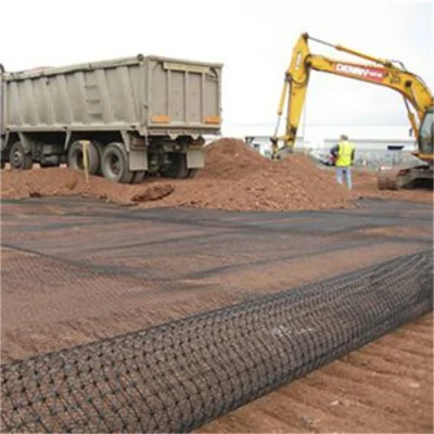 Plastic PP Biaxial Geogrid Fabric Factory Price for Stability Soil Road Railway Construction