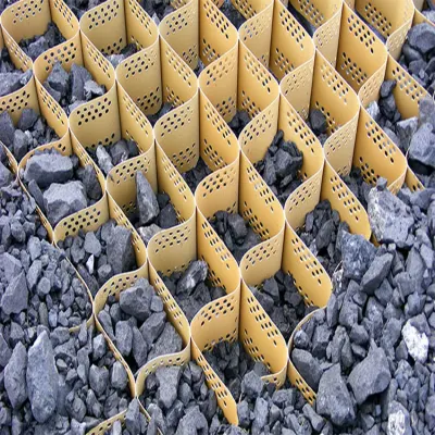 HDPE Geocell ASTM150-445 Smooth Perforated Geo Cell Plastic Building Materials Used in Road Construction Prevent Landslides
