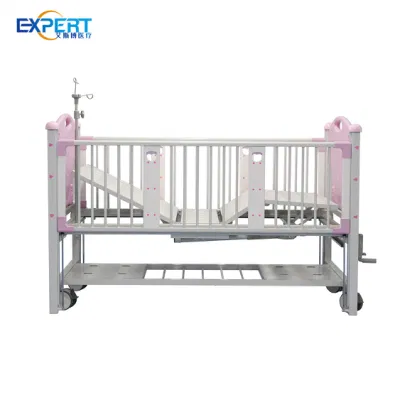 ABS Detachable Manual Double Crank Patient Medical Bed Children Pediatric Hospital Bed