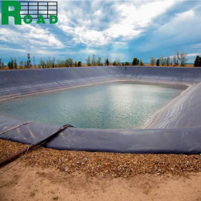 Manufacturer of Customized Black 1mm 2mm HDPE PVC EVA Geomembrane Film for Biogas Digesters Price for Supplier for Fish and Shrimp Aquaculture Anti Seepage