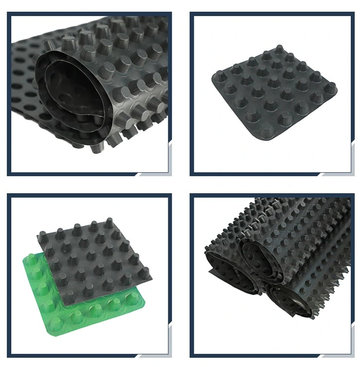 Waterproof Plastic Sheet HDPE Drainage Board Dimple Membrane