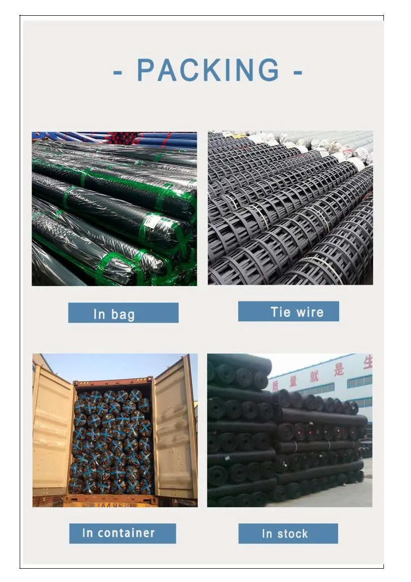 Steel Plastic Welding Geogrid for Road Pavement Steel Plastic Geogrid Subgrade Reinforced Bidirectional Geogrids