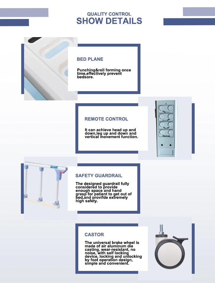 Medical Hospital Adjustable Bed Low Price Comfortable 3 Function Hospital Bed