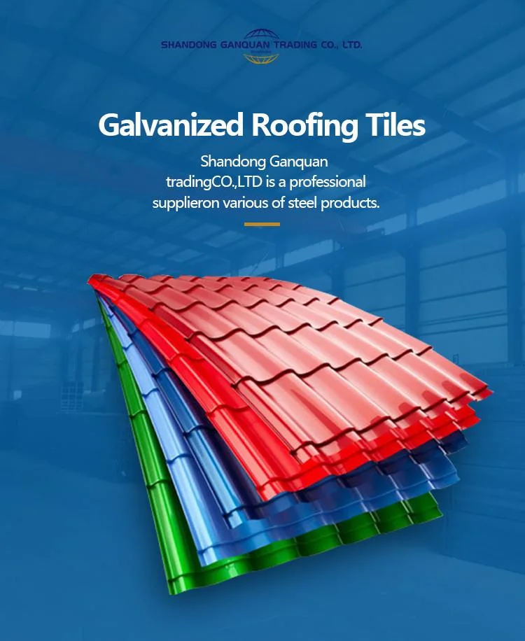 Prepainted Roof Corrugated Steel Galvanzied/Gi Color Coated Metal Roofing Sheet