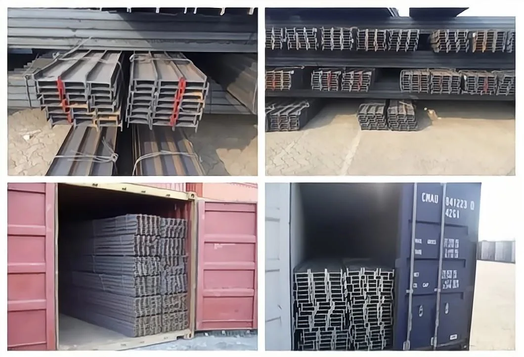 Gi En 10025-2 Galvanized H-Beam Steel I Beam Steel Structural Steel Top Beam Ss400 ASTM A36 H Section Hot Rolled Iron Carbon Mild Black Galvanized Steel H-Beam