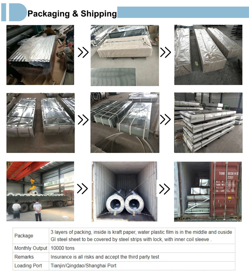 Gi Roofing Materials Corrugated Galvalume Roofing Sheet