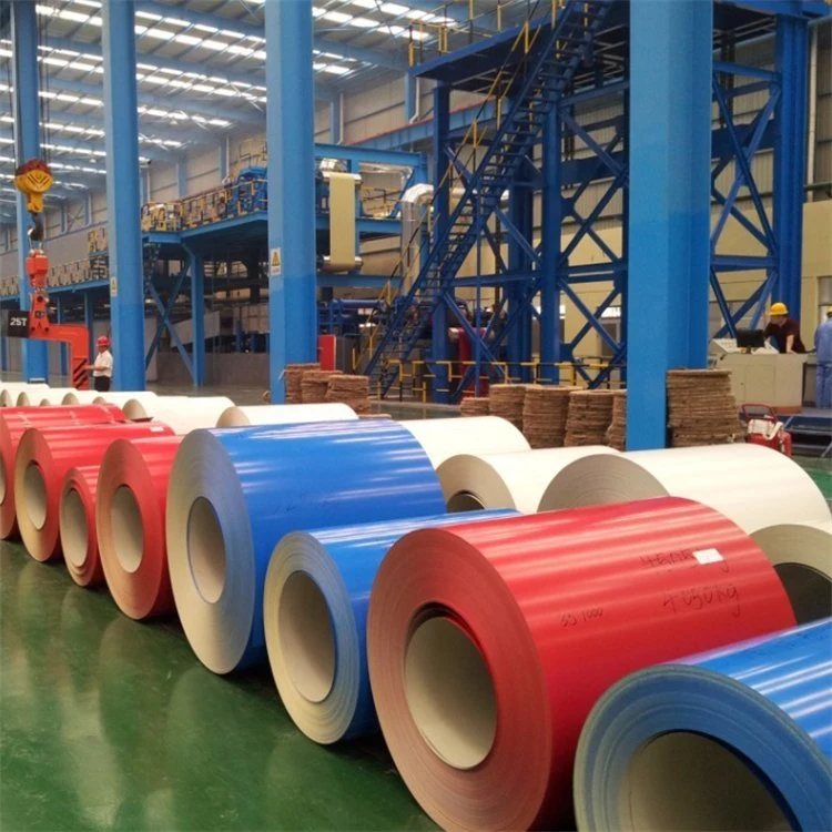 Supplier SGCC Dx51d Dx52D Dx53D Z180 Z275 Hot Dipped Ral Colour Roll Prepainted Galvanized Color Coated PPGI PPGL Aluminum Roofing Steel Coil