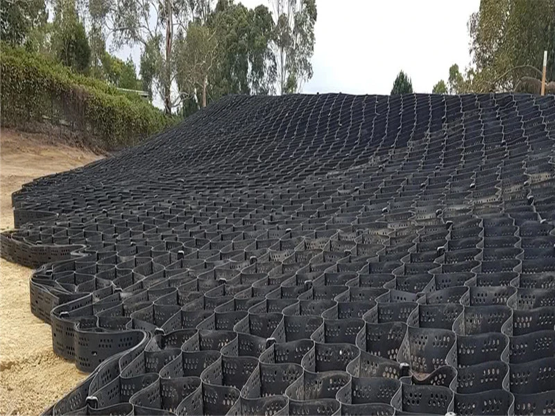 HDPE Geocell Erosion Control /Geocell Retaining Wall for Retaining Wall Road