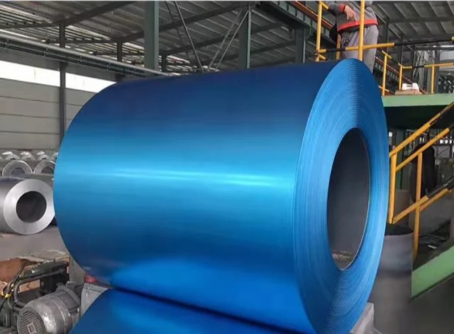 China Cold Rolled PE HDP SMP PVDF Coating Prepainted Zinc Galvalume Steel Sheet Price PPGL Hot DIP PPGI Ral Color Galvanized Steel Coil for Roofing Sheet