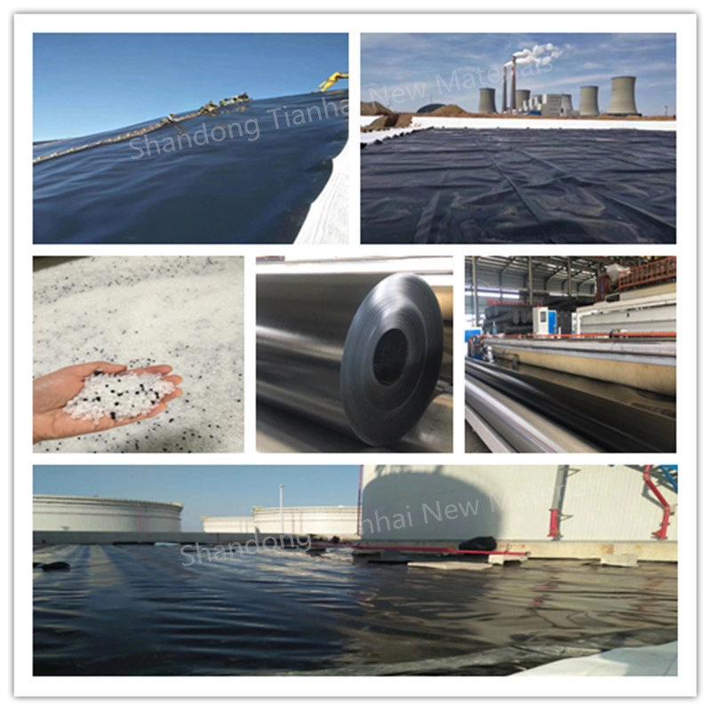 60mils HDPE Impermeable Geomembrane for Water Conservancy