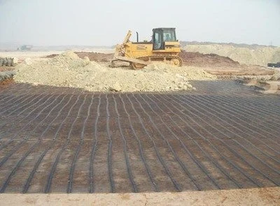 Concrete Grass Pavers/Geomembrance/Geocell/Cement Blanket/Plastic Product/Wall Protection Systems/Asphalt Distributor HDPE Uniaxial Stretch Geogrid