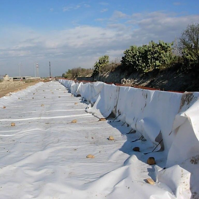 Factory PP Long or Short Fibers Nonwoven Needle Punched Polyester Geotextile Non-Woven Geotextile for Road Covering