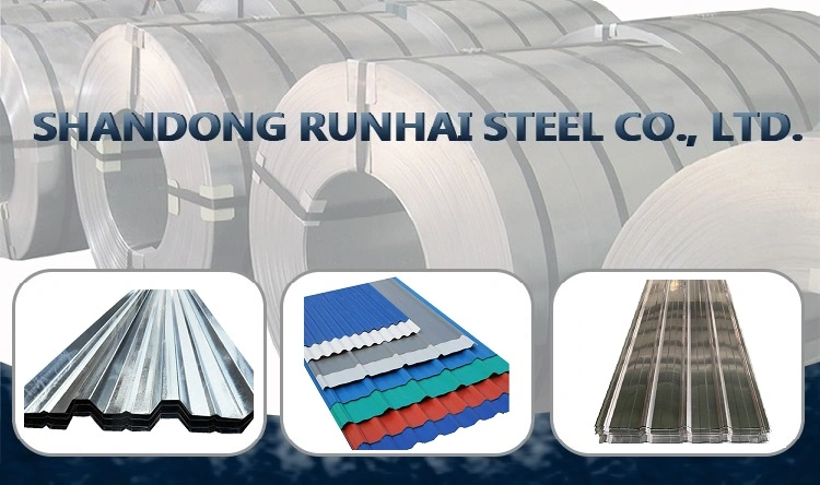 PPGI Corrugated Steel Metal Ral Color Coating Roofing Sheet for Houses